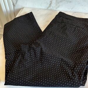 Chico's Black and Tan Patterned woMen's Dress Pants
